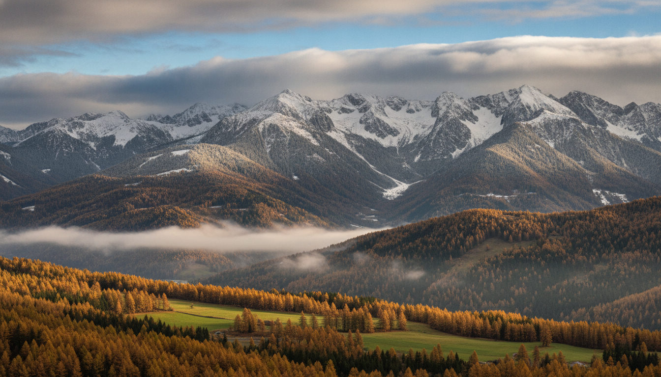Alpenwetter vom 27. bis 30. Oktober: Milder Dienstag, Regen am Mittwoch – danach wieder Sonne