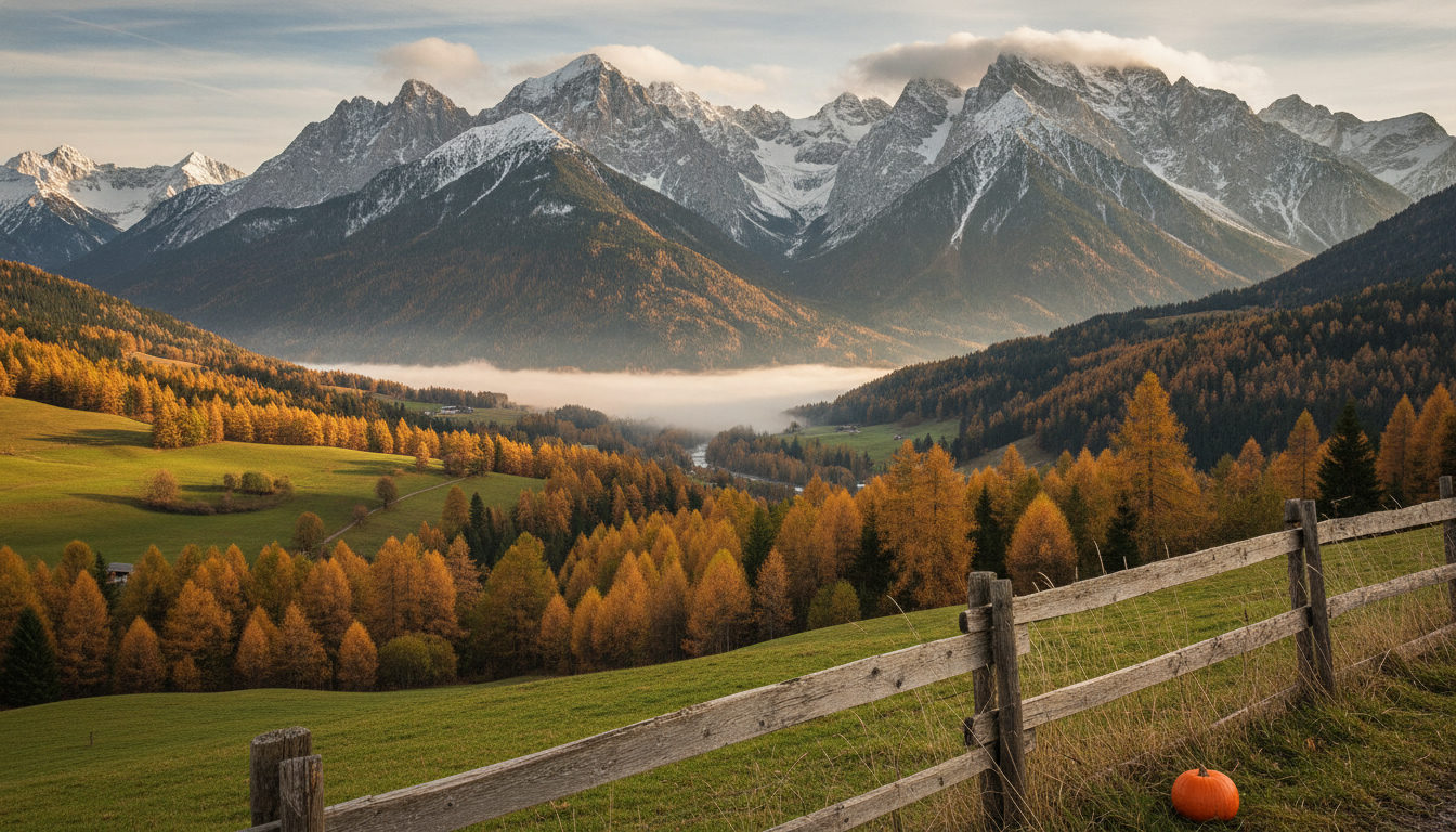 Alpenwetter bis Allerseelen: Erst Herbstsonne, ab Sonntag kühler und wechselhafter