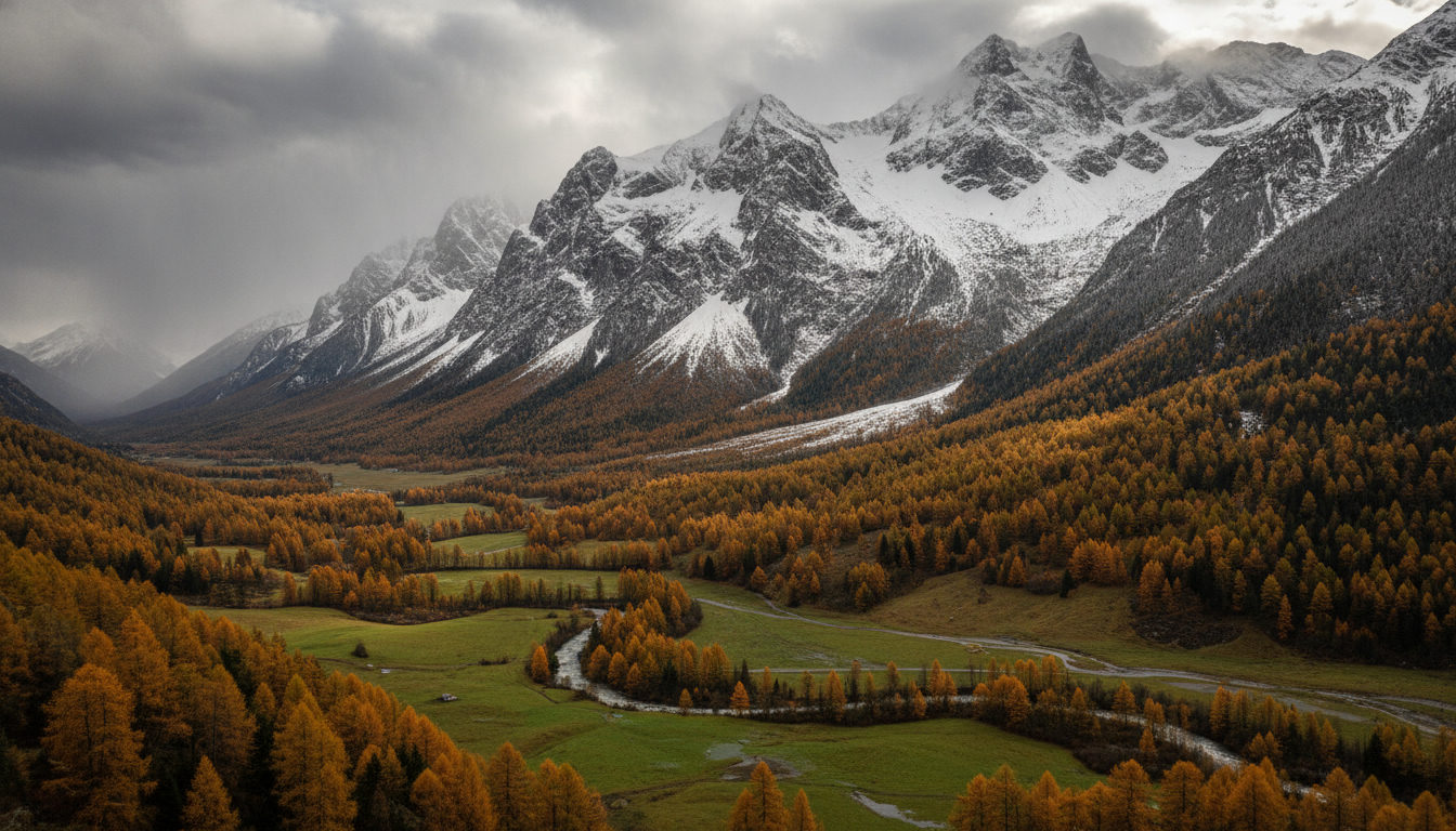 Regen und Bergwind am Sonntag – dein Alpenwetter bis Mittwoch