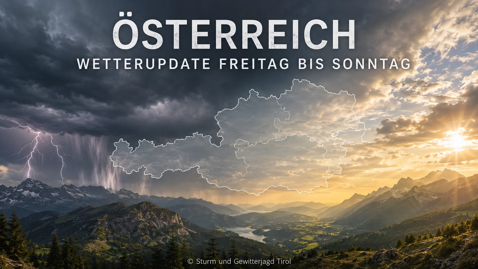 Österreich: Kräftige Gewitter am Freitag – danach ruhiger