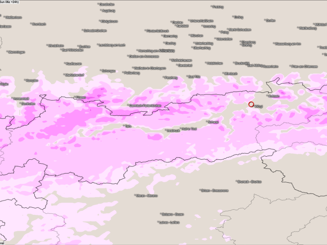 Neuschneezuwachs entlang der Nordalpen – bis Montagfrüh wieder winterliche Bedingungen!