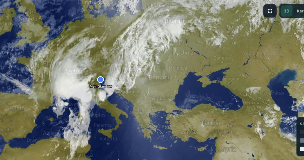 Unwetter obere Adria heute: Heftige Gewitter drohen