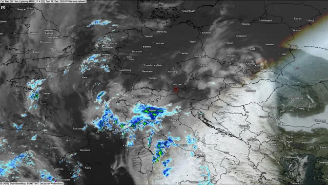Föhnlage in Tirol: Sturm am Patscherkofel durch Italientief!