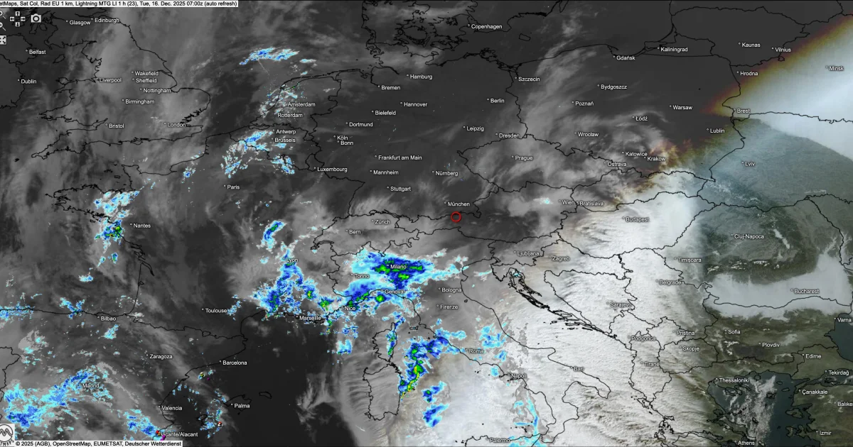 Föhnlage in Tirol: Sturm am Patscherkofel durch Italientief!