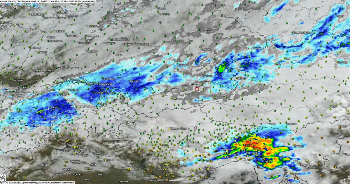 Kaltluft rückt an: Tirol vor einem frischen Wetterwechsel