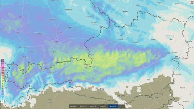 Wetterblog, Update für heute Montag und morgen Dienstag.