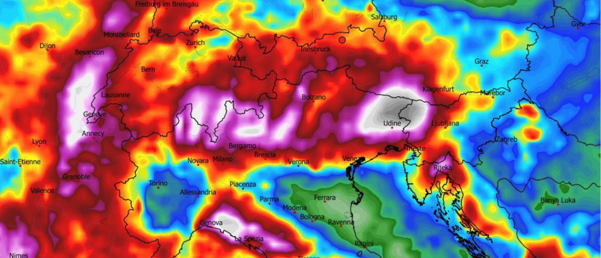 Wettertrend Mitte März: Südalpen rücken verstärkt in den Fokus!