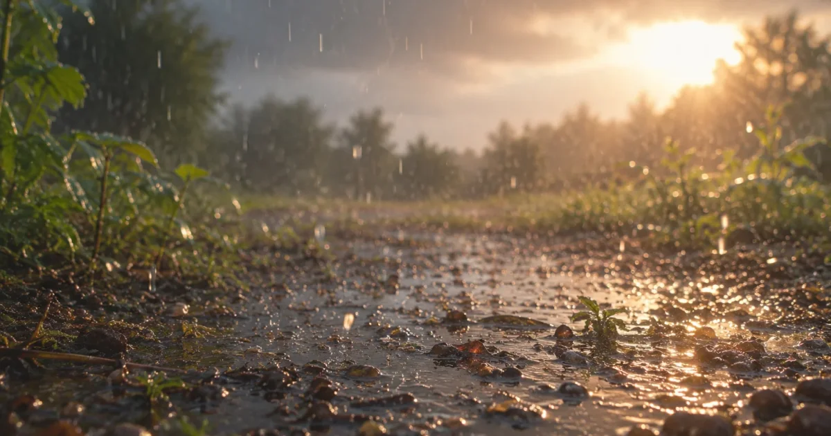 Petrichor: Warum Regen nach Trockenheit so besonders riecht
