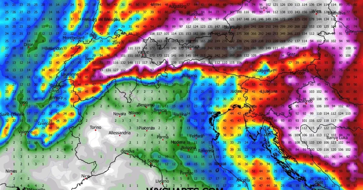 Update: Spannende Wetterlage und möglicher kräftiger Wintereinbruch in den Alpen!