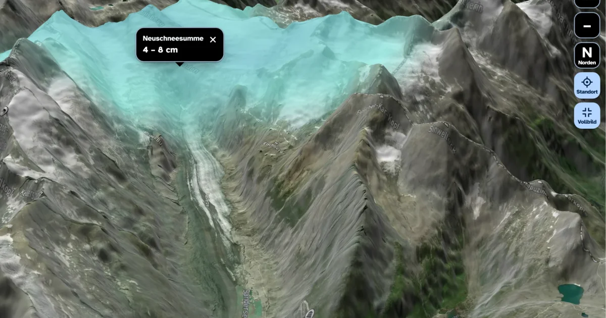 Schnee in den Alpen: Ab 8. Oktober wird es spannend