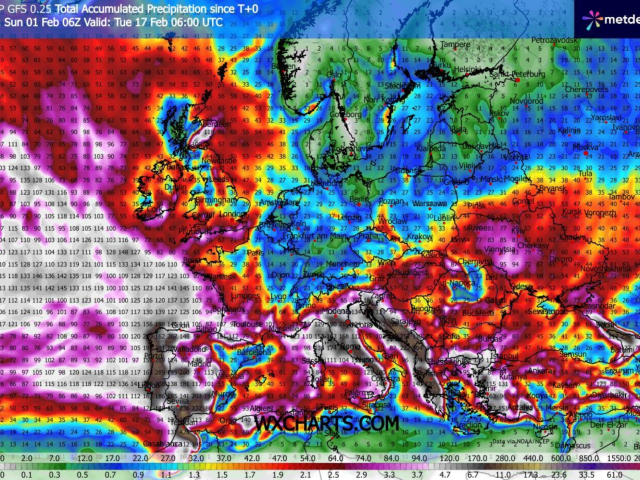 🌧️ Extrem nasse Wetterlage: Atlantik bringt große Regenmengen nach Südeuropa! 🌧️