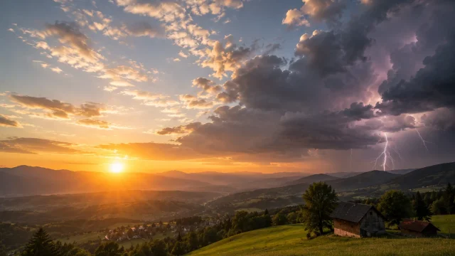 Hitzewelle Österreich: Bis zu 40 °C und Unwettergefahr