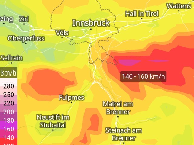 Föhnorkan morgen am Patscherkofel🌬⚠️