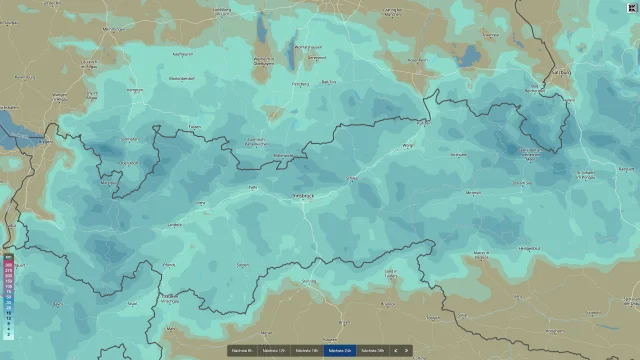 🌬️ Nordwestlage bringt Schnee, Schauer und stürmischen Wind!