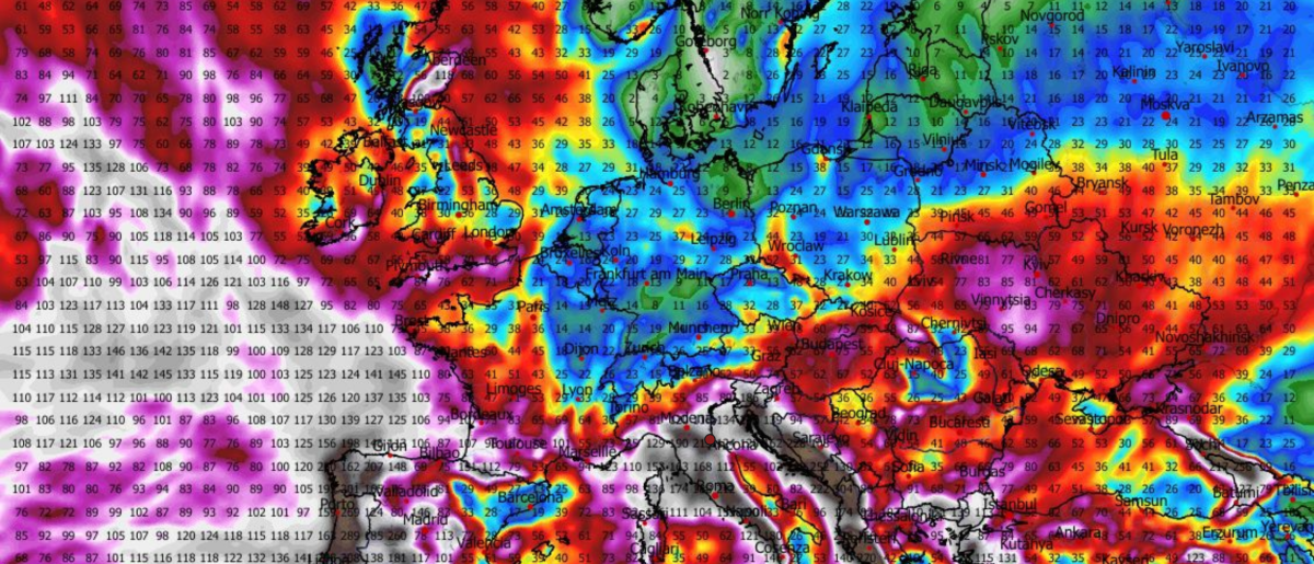 🌧️ Extrem nasse Wetterlage: Atlantik bringt große Regenmengen nach Südeuropa! 🌧️