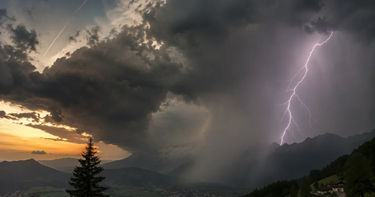 Tirol: Bis 37 °C, danach schwere Hitzegewitter!