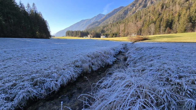 Warum es am Wochenende in manchen Tälern tagsüber frostig bleibt!