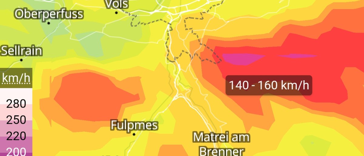 Föhnorkan morgen am Patscherkofel🌬⚠️