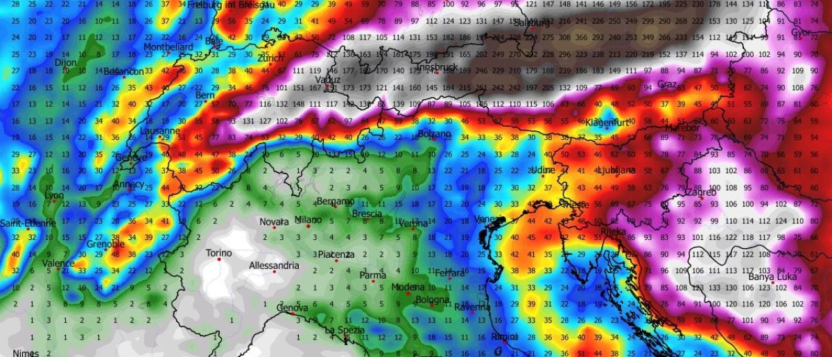Update: Spannende Wetterlage und möglicher kräftiger Wintereinbruch in den Alpen!
