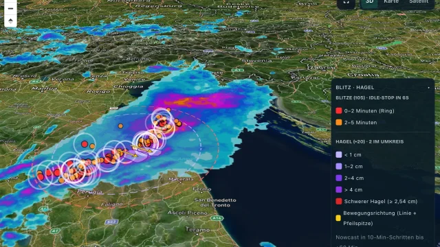 Gewitter Italien heute: Warum wir nicht losgefahren sind