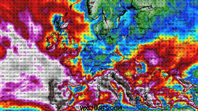 🌧️ Extrem nasse Wetterlage: Atlantik bringt große Regenmengen nach Südeuropa! 🌧️