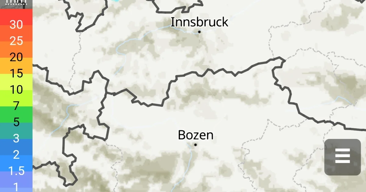 Mehr Wolken zum Wochenstart, vereinzelt kurze Schauer im Außerfern möglich.