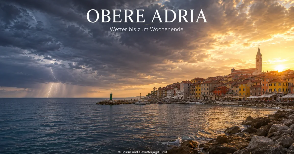 Obere Adria: Hitze-Comeback – Gewitter zum Wochenende?