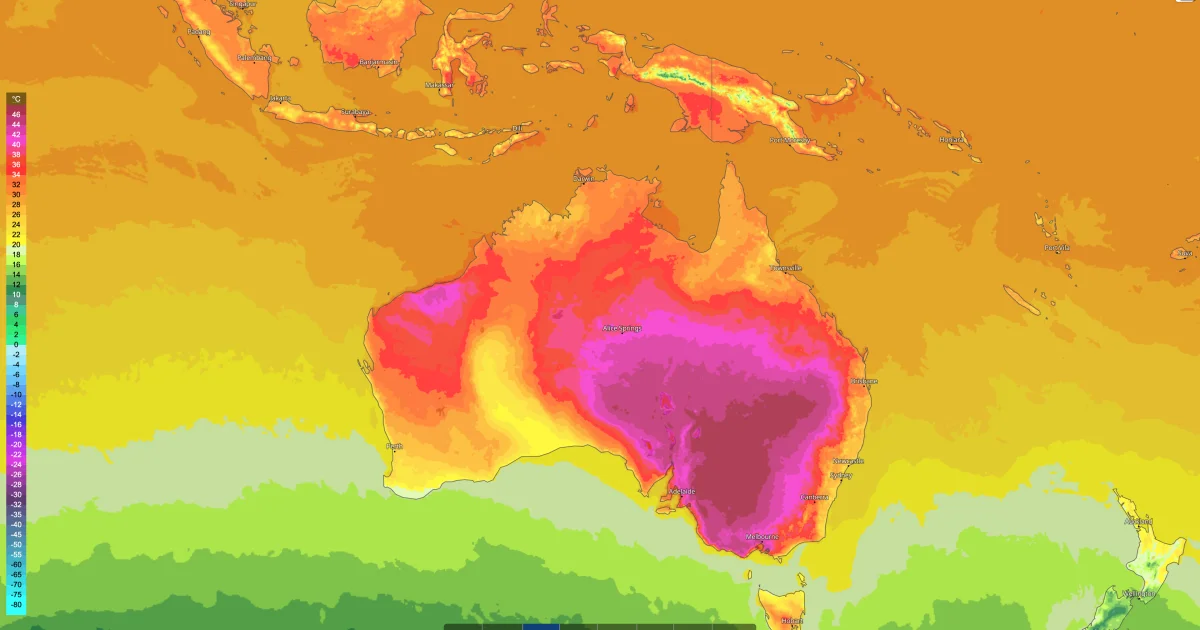 Glühender Kontinent: Extreme Hitzewelle rollt über Australien!