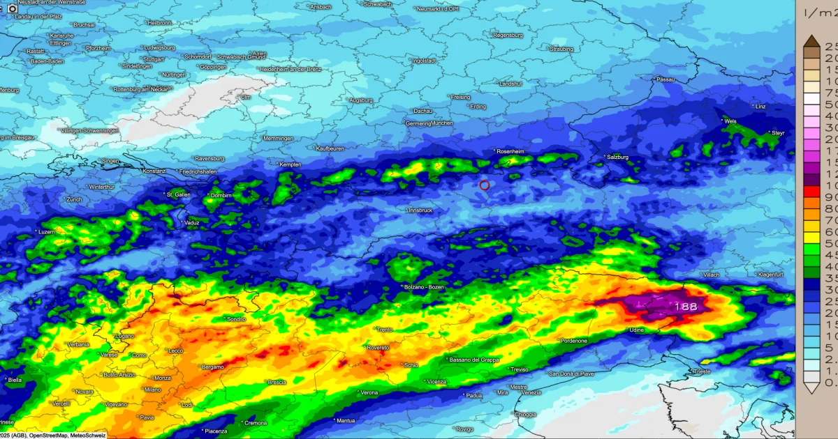 🌧️ Wetter-Update: Niederschlag bis Mittwoch
