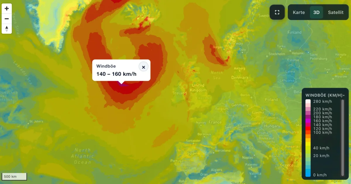 Bombogenese bringt Spätsommer mit bis zu 28 Grad