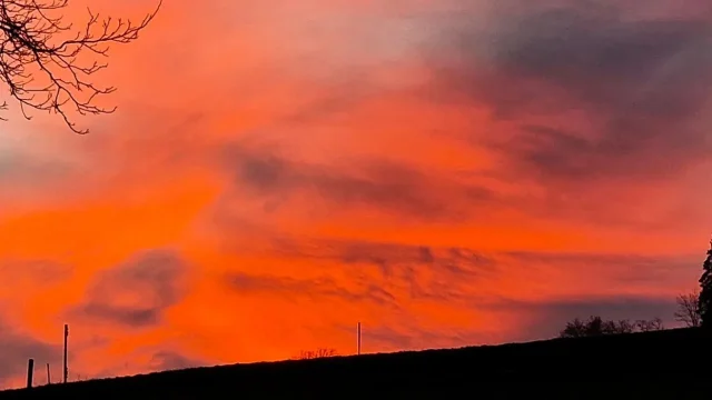 ✨ Wenn der Himmel brennt, ein Abendrot wie gemalt ✨