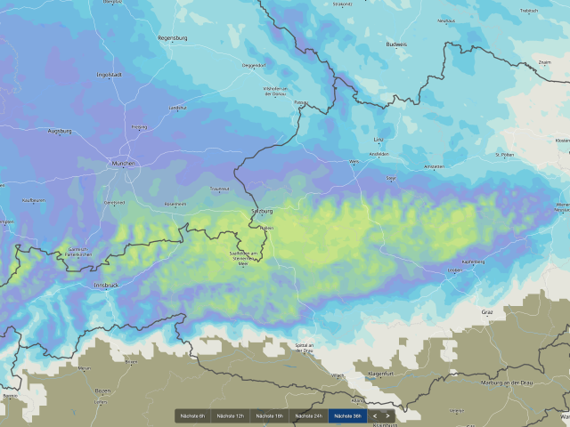 Wetterblog, Update für heute Montag und morgen Dienstag.